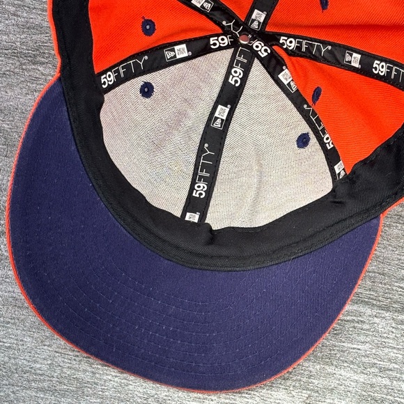 New Era San Diego Padres 59Fifty Wool Blend Fitted Hat Cap Size 8 MLB Flat Bill - Picture 10 of 15